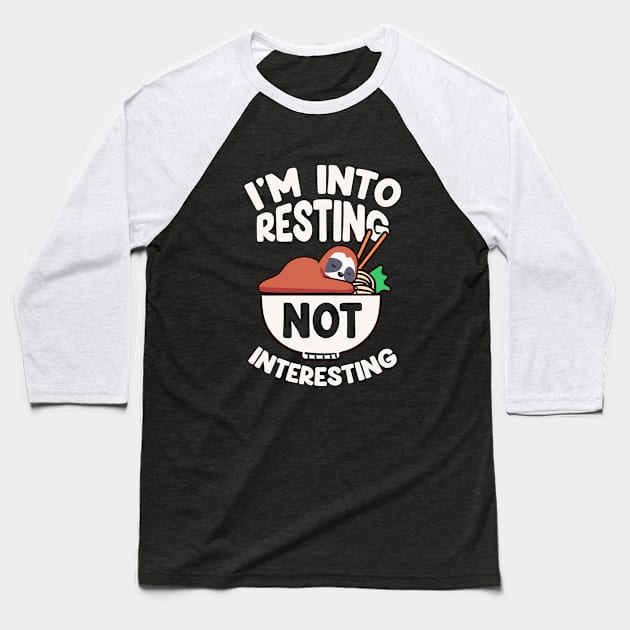 Into Resting Baseball T-Shirt by CoDDesigns